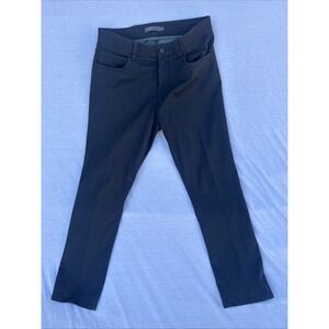 Vince Straight‎ Leg Twill Pants Dark Charcoal Gray Cotton Zipper Size 31